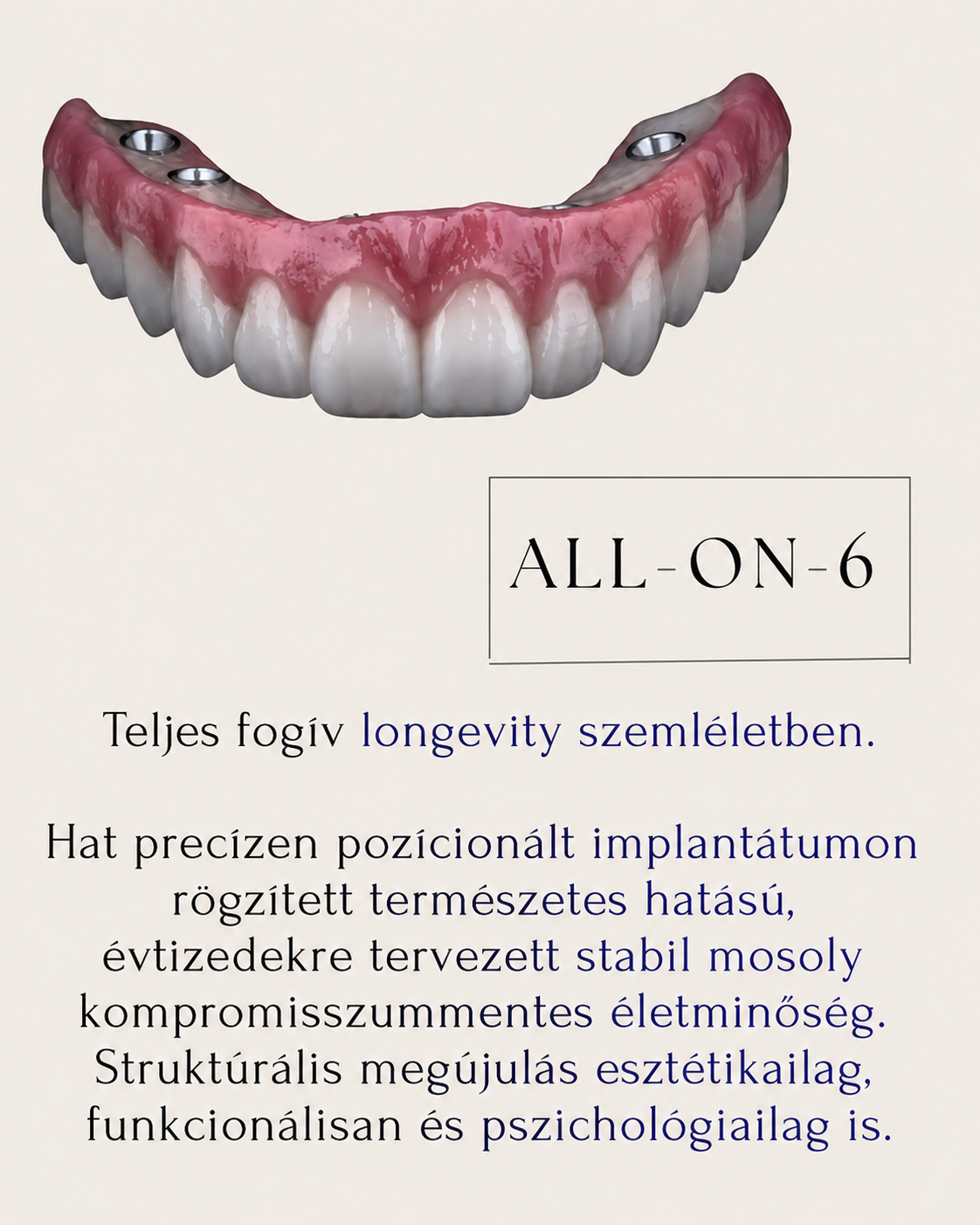All-on-6 — Mit jelent longevity szemléletben?